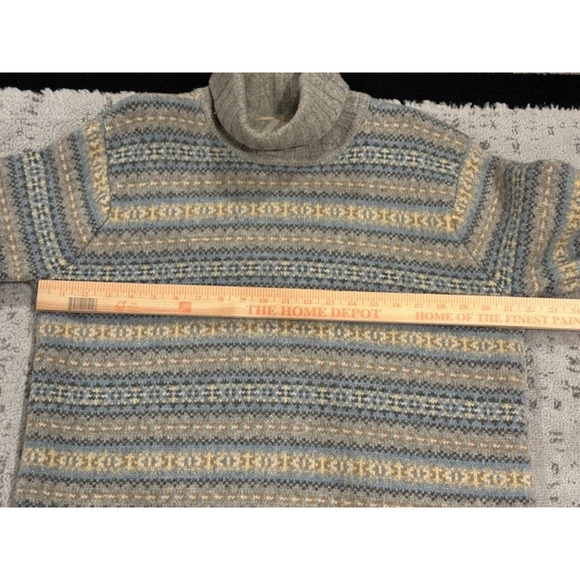 Women's Vintage Brooks Brothers Lambswool Fair Isle Sweater 1818 Hong Kong - Picture 4 of 14